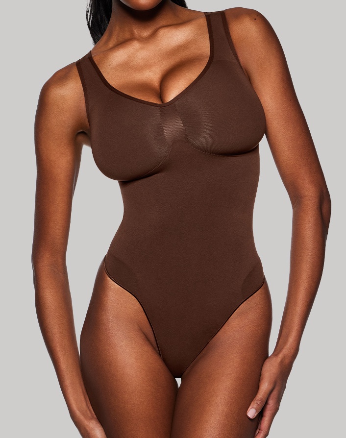 I'm a medium & found a brand new XXS Skims bodysuit for $4 at Goodwill, I  was speechless when I finally squeezed into it