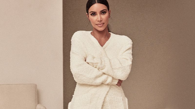 SKIMS on X: .@KhloeKardashian wears the Cozy Knit Robe and Cozy Knit Pant  in Bone — available now in select sizes. Shop now and enjoy free shipping  on domestic orders over $75.
